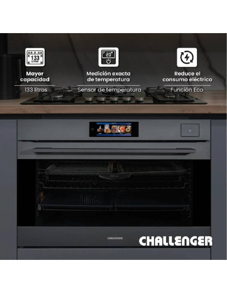 Horno de empotrar Challenger Eléctrico 89.4 cm HE 9907