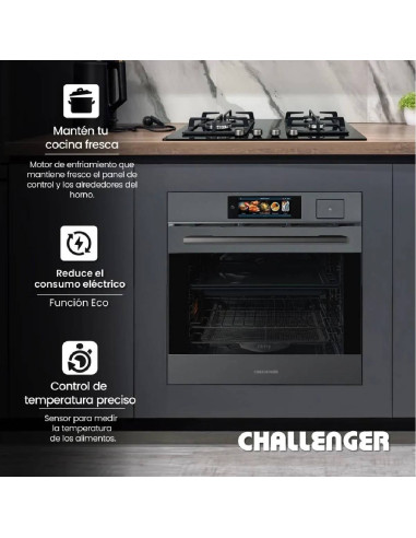 Horno de empotrar Challenger Eléctrico 59.4cm HE 9663