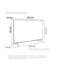 Televisor Challenger 40 pulgadas LED Full HD Google 40KG90 1 2