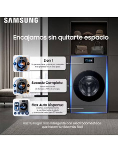 Lavadora Secadora Samsung 26 Kg Bespoke AI Laundry Combo WD90H26AHSCO 2