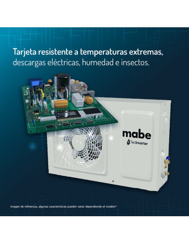 Aire Acondicionado Mabe Inverter 220V 18000 BTU Blanco MMI18CDBWCCC9
