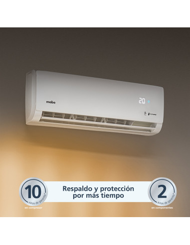 Aire Acondicionado Mabe Inverter 220V 18000 BTU Blanco MMI18CDBWCCC9
