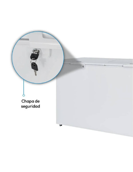 Congelador Horizontal 490 Litros Challenger  Dual Blanco CH-396