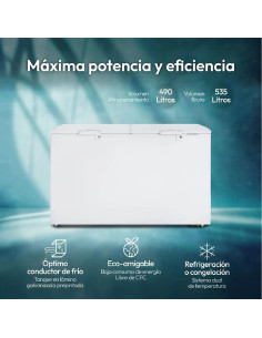 Congelador Horizontal 490 Litros Challenger  Dual Blanco CH-396 2