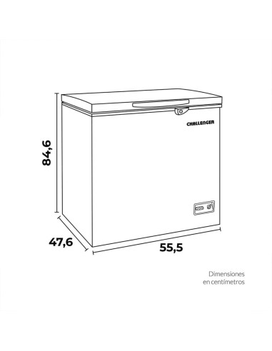 Congelador Horizontal 97 Litros Brutos Challenger CH-100