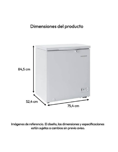 Congelador Horizontal 152 Litros Challenger  Blanco CH-226
