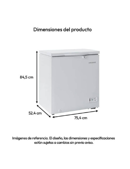 Congelador Horizontal 152 Litros Challenger  Blanco CH-226