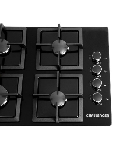 Cubierta de Empotrar Challenger 60 cm 4 Pt Gas Natural SQ 6759 AE