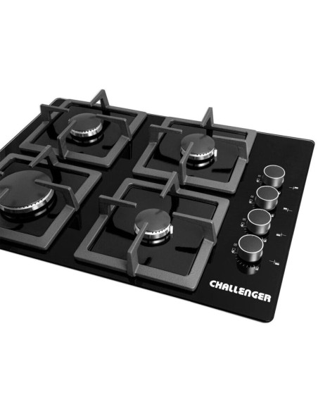 Cubierta de Empotrar Challenger 60 cm 4 Pt Gas Natural SQ 6759 AE