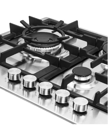 Cubierta de Empotrar Challenger 75 cm 5 Pt Gas Natural SV 6875 EI