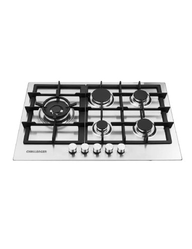 Cubierta de Empotrar Challenger 75 cm 5 Pt Gas Natural SV 6875 EI