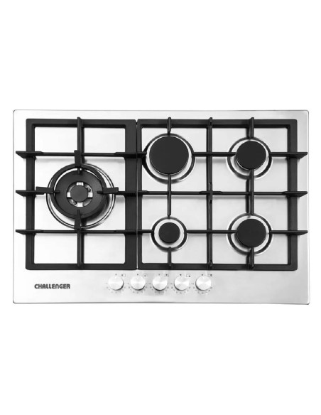 Cubierta de Empotrar Challenger 75 cm 5 Pt Gas Natural SV 6875 EI