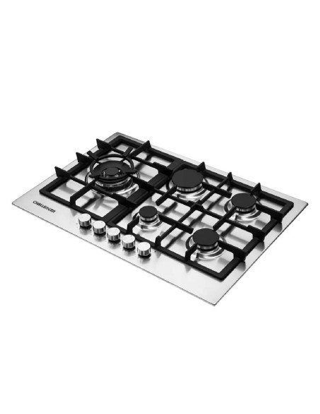 Cubierta de Empotrar Challenger 75 cm 5 Pt Gas Natural SV 6875 EI