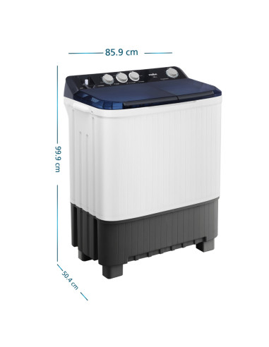 Lavadora Semiautomática Mabe 16 Kg Blanca LMD6124HBAB0