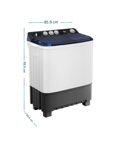 Lavadora Semiautomática Mabe 16 Kg Blanca LMD6124HBAB0