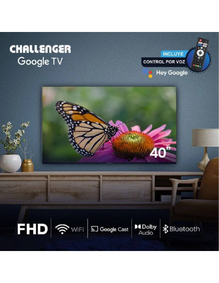 Televisor Challenger 40 pulgadas LED Full HD Google 40KG90 7