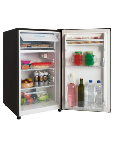 Minibar Challenger 121 Litros Brutos Titanio Negro CR 121