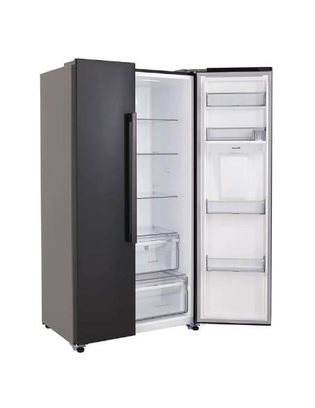 Nevecón Haceb 560 Litros Inverter Manija Externa Panel Digital Negro SBS 560 SE ME PD NE INV