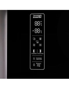 Nevecón Haceb 480 Litros Nevecon Haceb 480 Litros Cristal Negro SBS 480 SE PD MI NE GLASS INV 2
