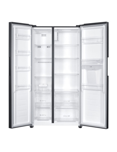 Nevecón Mabe 480 Litros Brutos Side by Side Tecinverter Black Steel MSL480LMLPS0