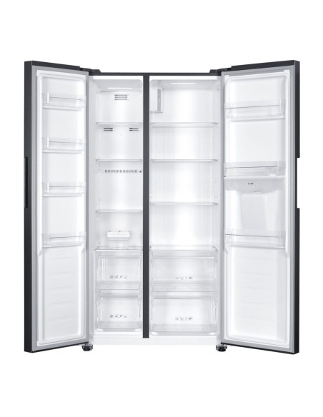 Nevecón Mabe 480 Litros Brutos Side by Side Tecinverter Black Steel MSL480LMLPS0