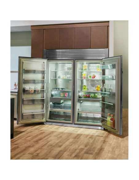 Combo Twin Electrolux No Frost 527 Lt Silver EI33AF80WS y EI33AR80WS + Trimkit