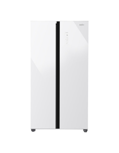 Nevecón Mabe 631 Litros Brutos Side by Side No Frost White Glass MSL631LKLSG0