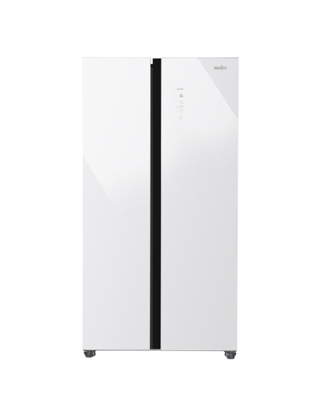 Nevecón Mabe 631 Litros Brutos Side by Side No Frost White Glass MSL631LKLSG0
