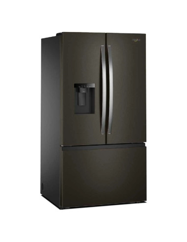 Nevecón Whirlpool 846 Litros French Door Xpert Inverter Negro WRFF3536SV