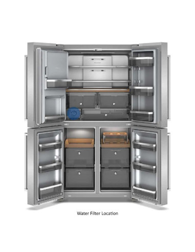 Nevecón KitchenAid 538 Litros French Door Inox KRQC736RPS