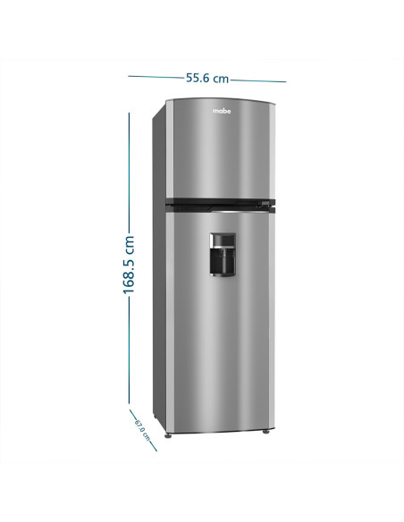 Nevera Mabe 267 Litros Brutos  No Frost Inox RMA267PYCU