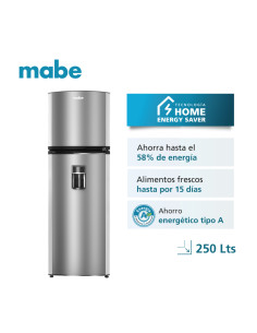 Nevera Mabe 267 Litros Brutos  No Frost Inox RMA267PYCU 2
