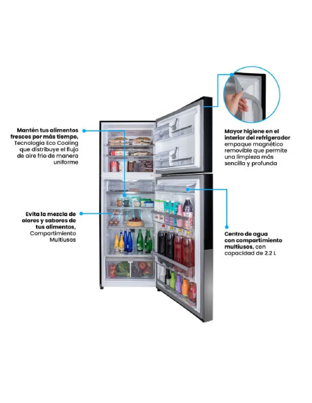 Nevera Challenger 420 Litros Brutos No Frost Serie eCool Display Digital CRA 420