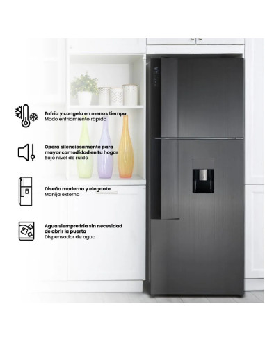 Nevera Challenger 420 Litros Brutos No Frost Serie eCool Display Digital CRA 420