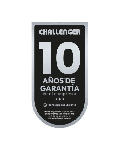 Nevera Challenger 385 Litros Brutos No Frost Serie eCool CRA 385