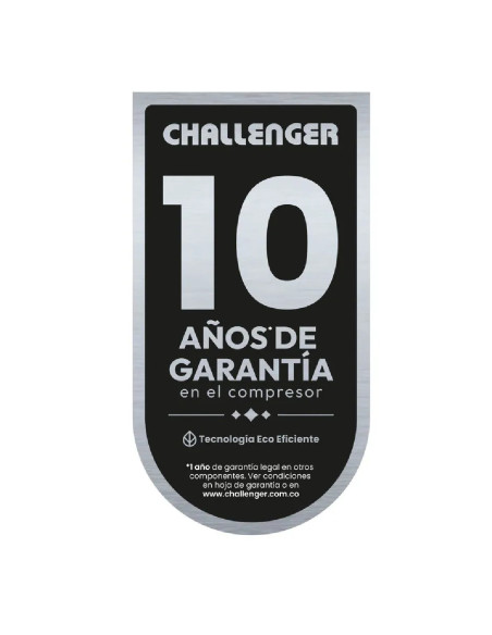 Nevera Challenger 385 Litros Brutos No Frost Serie eCool CRA 385