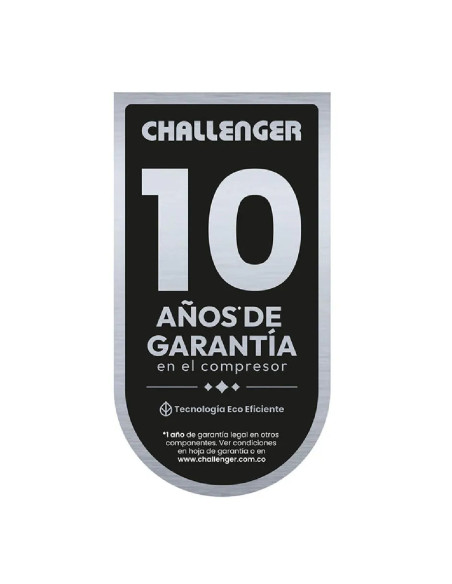Nevera Challenger 415 Litros Brutos No Frost Serie eCool CRA 415