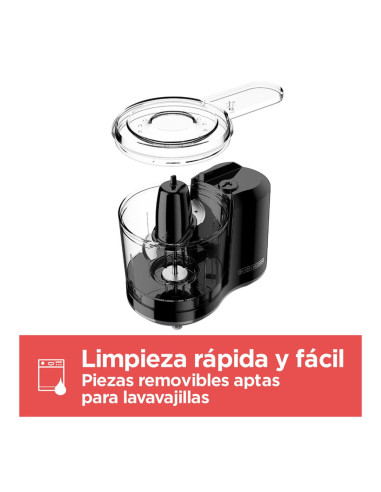 Picatodo Black + Decker 1.5 Tazas Negro HC150B