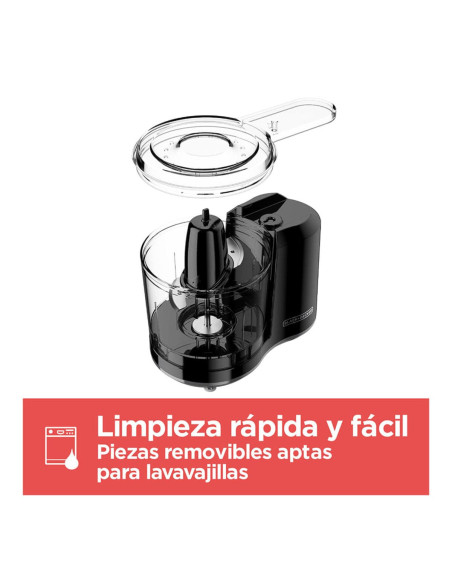 Picatodo Black + Decker 1.5 Tazas Negro HC150B