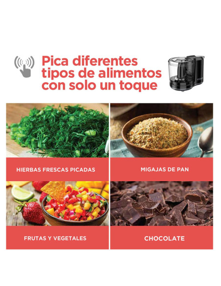 Picatodo Black + Decker 1.5 Tazas Negro HC150B