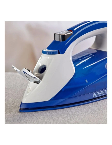 Plancha Black+Decker planchado sin esfuerzo azul IR1866