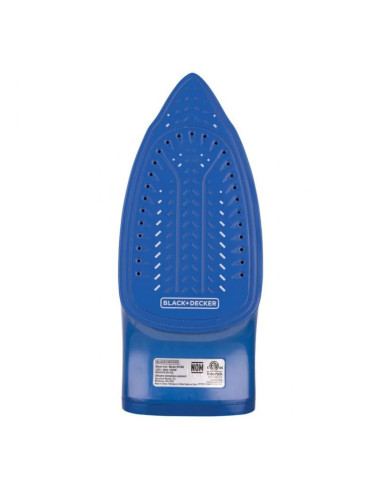 Plancha Black+Decker planchado sin esfuerzo azul IR1866