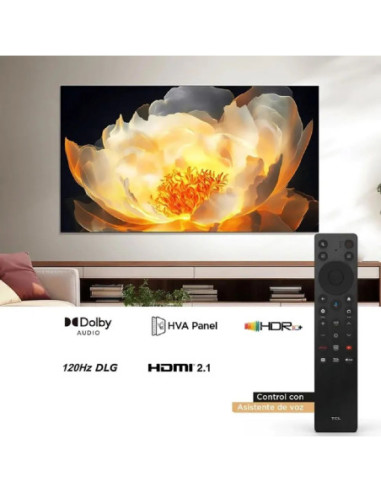 TV TCL 65 Pulgadas 4K UHD LED Smart TV Google TV 65V6C 7