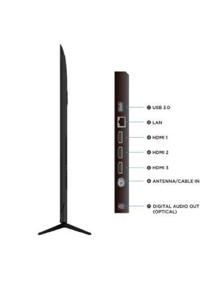 Televisor TCL 85 pulgadas Smart TV QLED P7L Google 85P7L