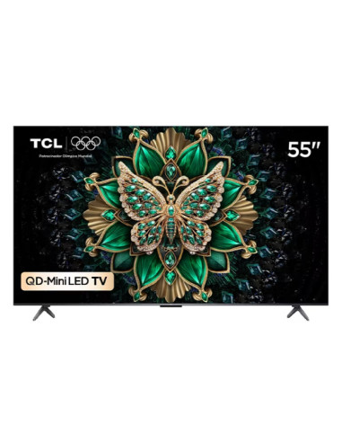 Televisor TCL 55 pulgadas Smart TV Mini LED 4K UHD Google 55C6K