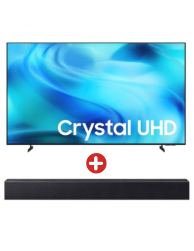 Combo Samsung TV 65" Crystal UHD 4K Smart UN65U8500HKXZL + Barra de Sonido 2.0CH Bluetooth HW-B400F/ZL
