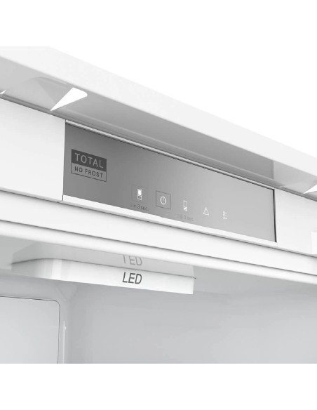 Nevera Whirlpool 248 litros No Frost Bottom Mount Empotrable Panelable WHC18T521STWC