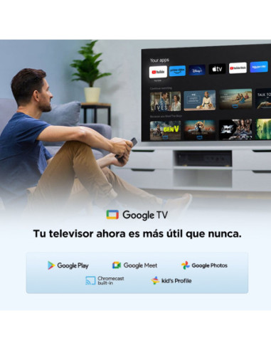 Televisor TCL 43 pulgadas QLED Full HD Smart Google 43S5K 5