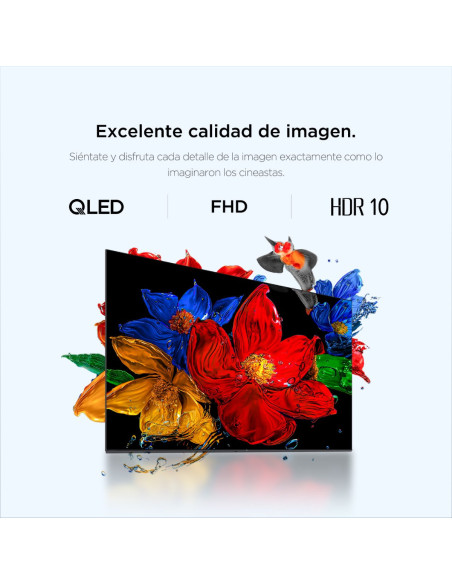 Televisor TCL 43 pulgadas QLED Full HD Smart Google 43S5K 6