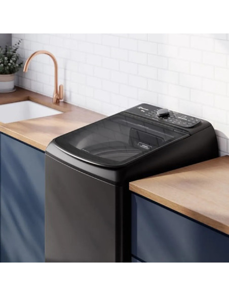 Lavadora Electrolux  15 Kg Carga Superior Disolución Máxima Negra EWIY15F6XSZB
